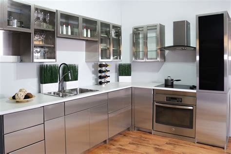 cheap stainless steel kitchen cabinets|stainless steel residential kitchen cabinets.